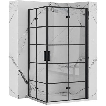 Kabina prysznicowa Rea Molier Black Double 90x90