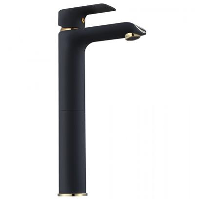 Bathroom faucet REA Bloom Black Gold high