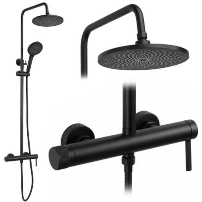 Duschgarnitur Rea Rivo Black