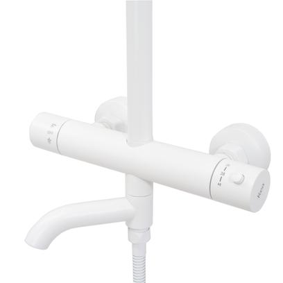 Set de dus cu termostat Lungo White Matt