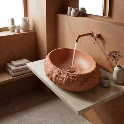 Rea Mika Terracotta stalviršio praustuvas