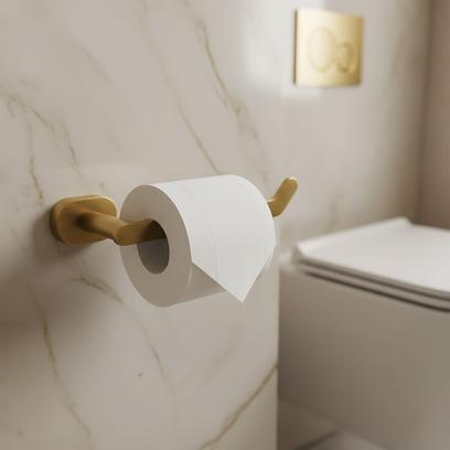 Suport hârtie igienică 109 Til Brush Gold