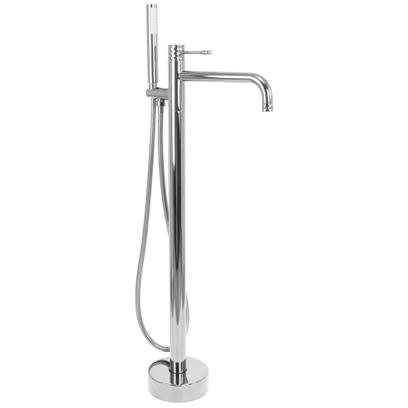 Vloeren  badmengkraan Rea Lungo Diamond Chrome