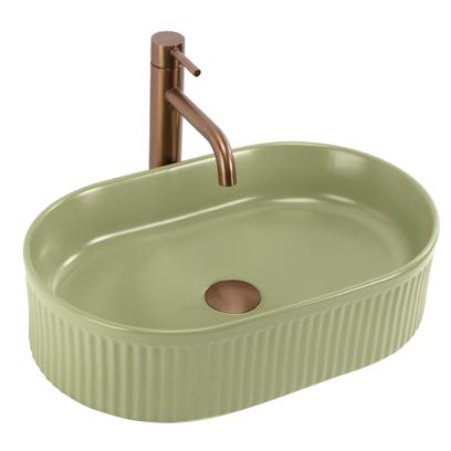 Lavabo sobre encimera Rea Vanda Pistachio Matt