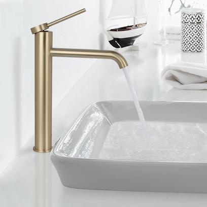 Robinet pentru lavoar Rea CLIF  GOLD BRUSH