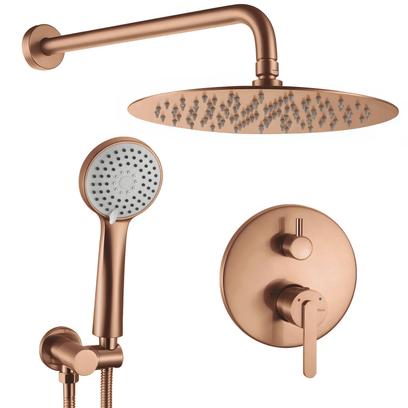 Slēptas dušas komplekts Rea Ontario Brush Copper + BOX