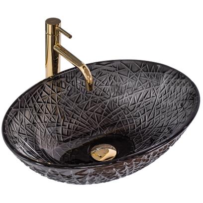 Lavabo sobre encimera REA FROST BLACK