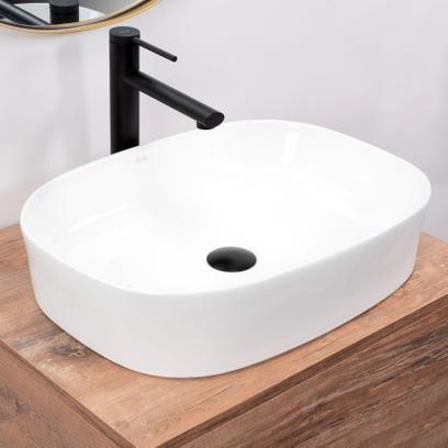 Lavoar ceramic pentru blat Rea Angie