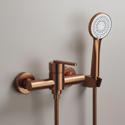 Baterie de duș REA Ontario Brush Copper