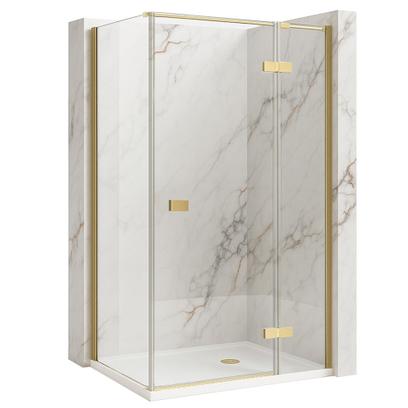 Cabina doccia Rea Atlas 90x90 Brush Gold