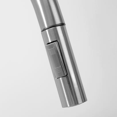 Perlátoros fej konyhai csaptelephez REA Fresh Brush Steel