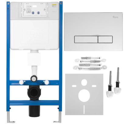 Falba építhető wc tartály K011A-Q HD Chrome