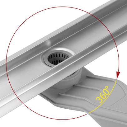 Drenaje lineal REA Neox Superflow BRUSH NICKEL 60