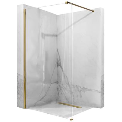 Zuhanyfal Rea Aero Gold 120 Walk In