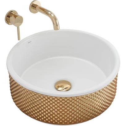 Lavoar de blat Rea Helen Gold White