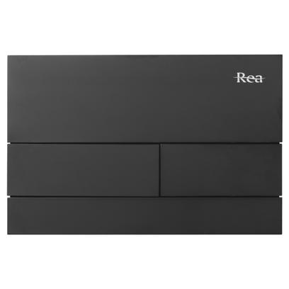 WC öblítő gomb K011A-Q Rea T Black Matt