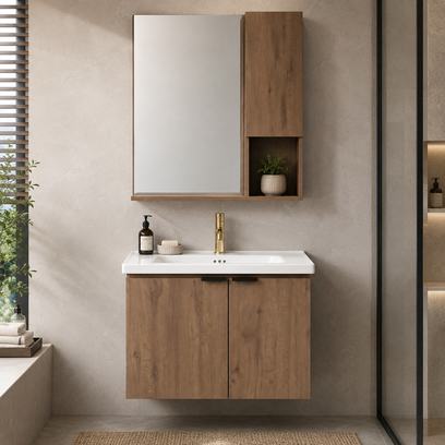 Zestaw mebli łazienkowych z umywalką Nova DB06-60 60cm