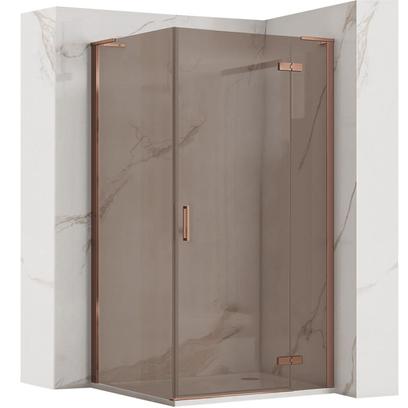 Zuhanykabin REA Hugo 90x90 Copper Brush