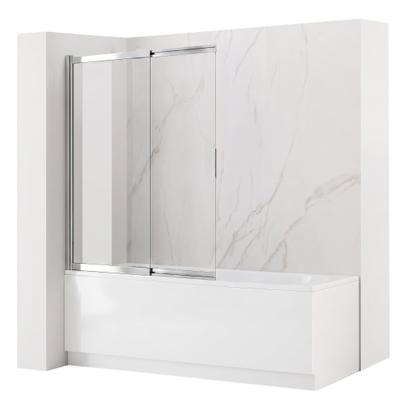 Paravento vasca scorrevole REA Dario Chrome 80