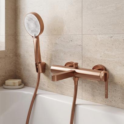 Maišytuvas vonios REA Grace Brush Copper