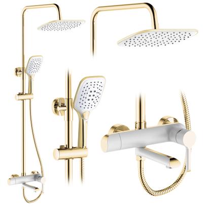Duschgarnitur REA MELIA  WHITE GOLD