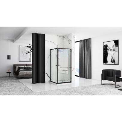 Zuhanykabin Rea Space In Black 80x100