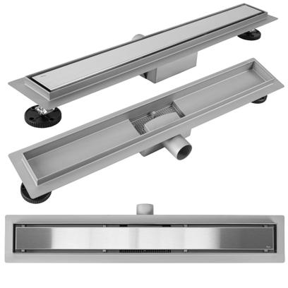 Linear drainage Rea Neox BRUSH NICKEL 100