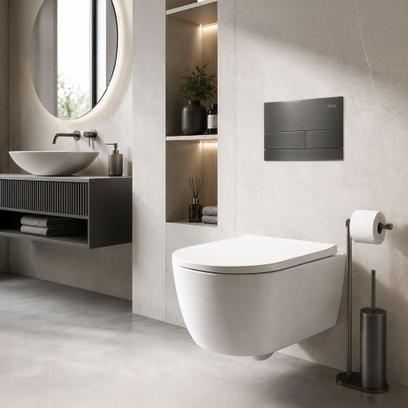 Plaque de commande WC type K011A-Q et Slim024N Rea T Titan