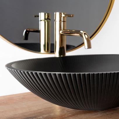 Lavabo sobre encimera REA DELLA Black Matt