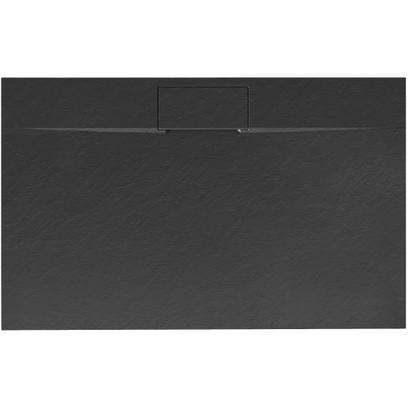 Brodzik prysznicowy Bazalt Long Black 80x100