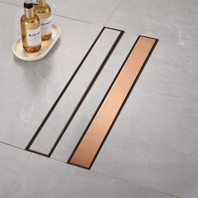 Linear drainage Rea Neox brush copper 80