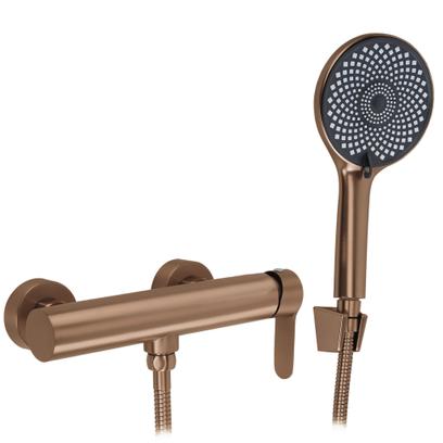 Baterie de duș REA Arcos Brush Copper