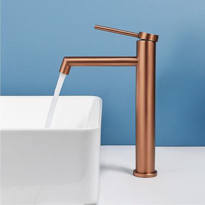 Robinet pentru lavoar Rea FOSS Brush Copper HIGH