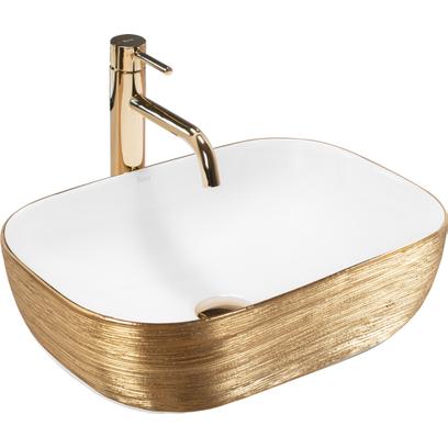 Lavoar pe blat Rea Belinda White GOLD BRUSH
