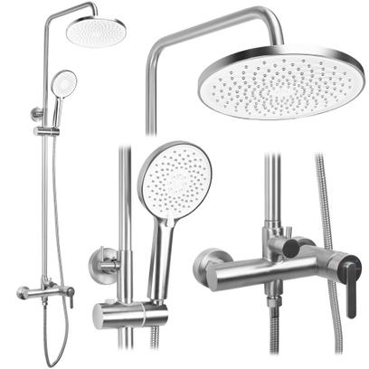 Rea Ontario Brush Nickel dušas komplekts