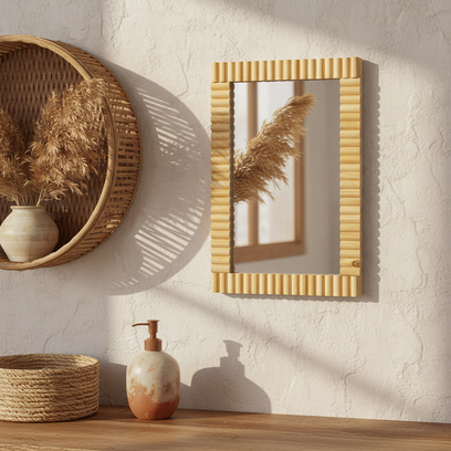 Boho fali tükör 55CM KLNA-MR01