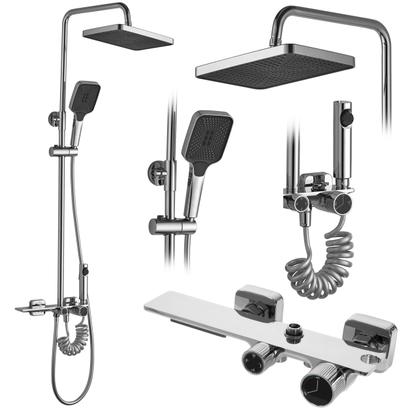 Coloana de dus REA HELIX Chrome