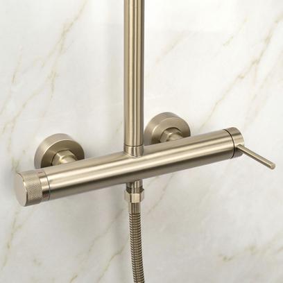Duschgarnitur Rea Foss Clif Brush Gold