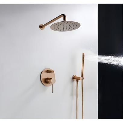 Set de duș incastrabil Rea Lungo Copper + BOX
