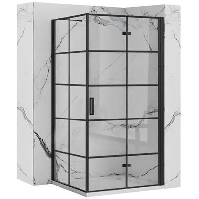 zuhanykabin Rea Molier Black 80x80