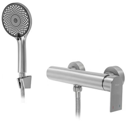 Zuhanycsaptelep Rea Hunter Brushed Nickel