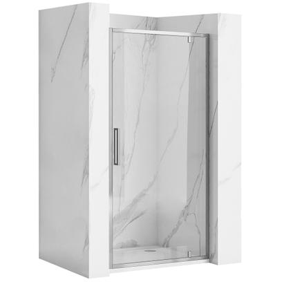 Drzwi Prysznicowe Uchylne REA Rapid Swing Chrom 90