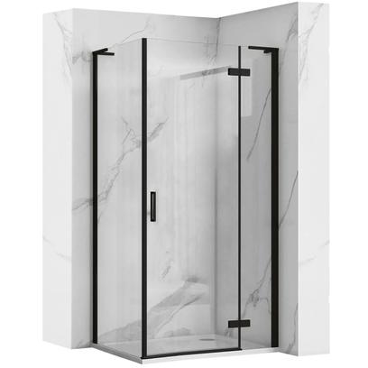 Cabina de ducha REA Hugo Black 80x90