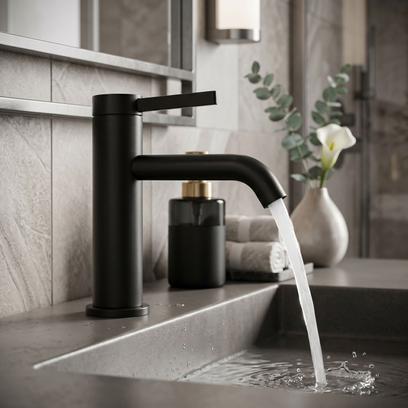 Waschbeckenarmatur Rea Rivo Black