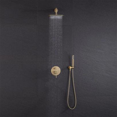 Set de dus Incastrat REA Lungo Auriu Mat + BOX