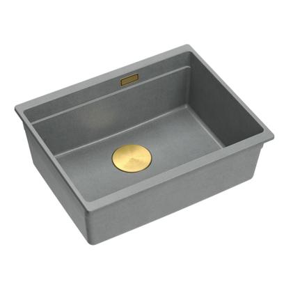 гранитна мивка Logan 100 Grey Metallic