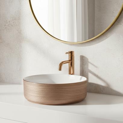 Lavoar pe blat Rea Sami Brush Rose Gold