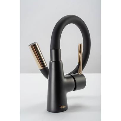 Baterie bucatarie Rea ICON Black/Gold