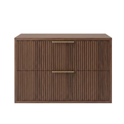Dulap baie pentru lavoar Rea Mono 60cm Brown