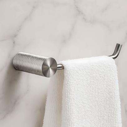 Cabide de banheiro com braço único 9711A Prism Brush Nickle